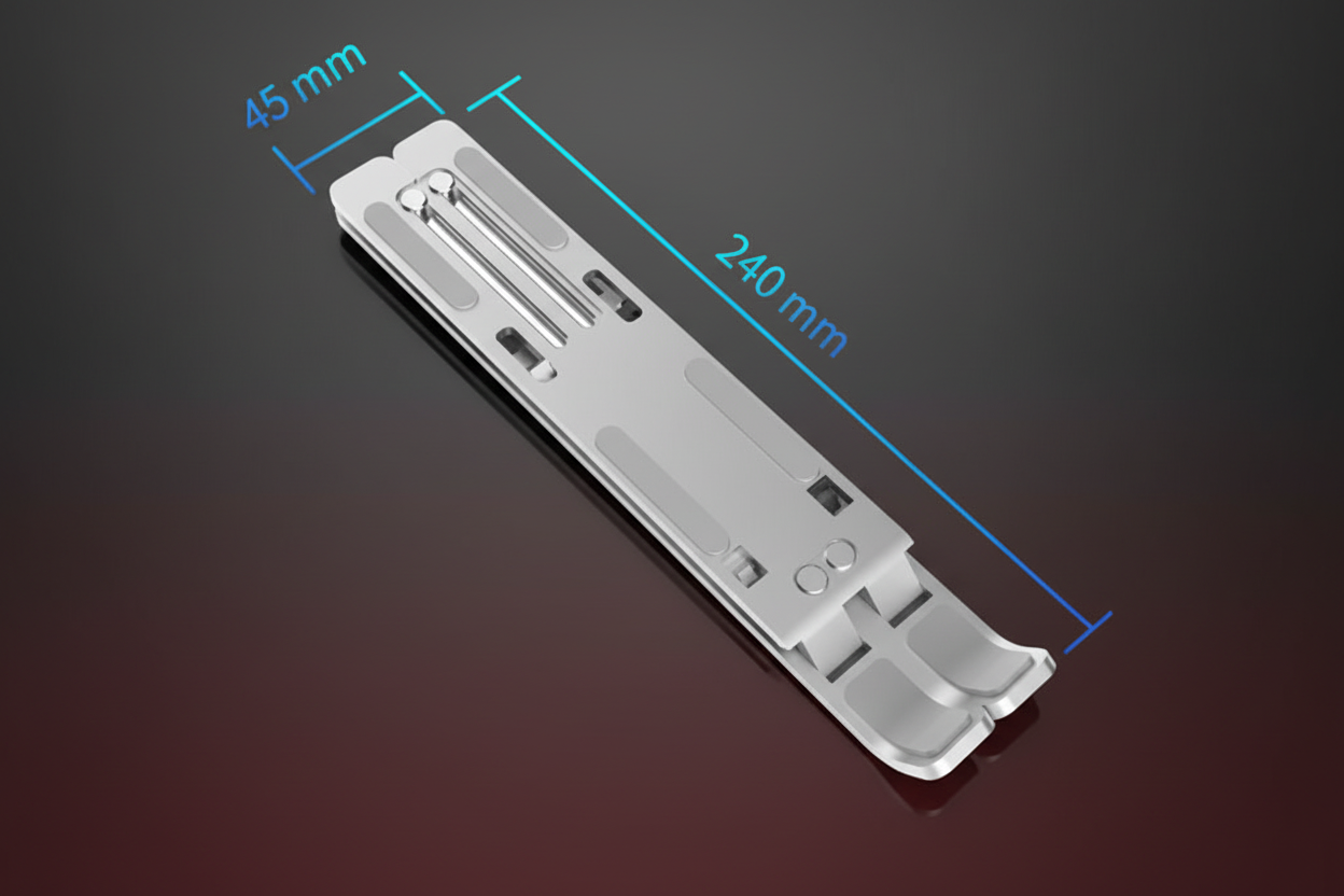 Six-Position Aluminum Laptop Riser