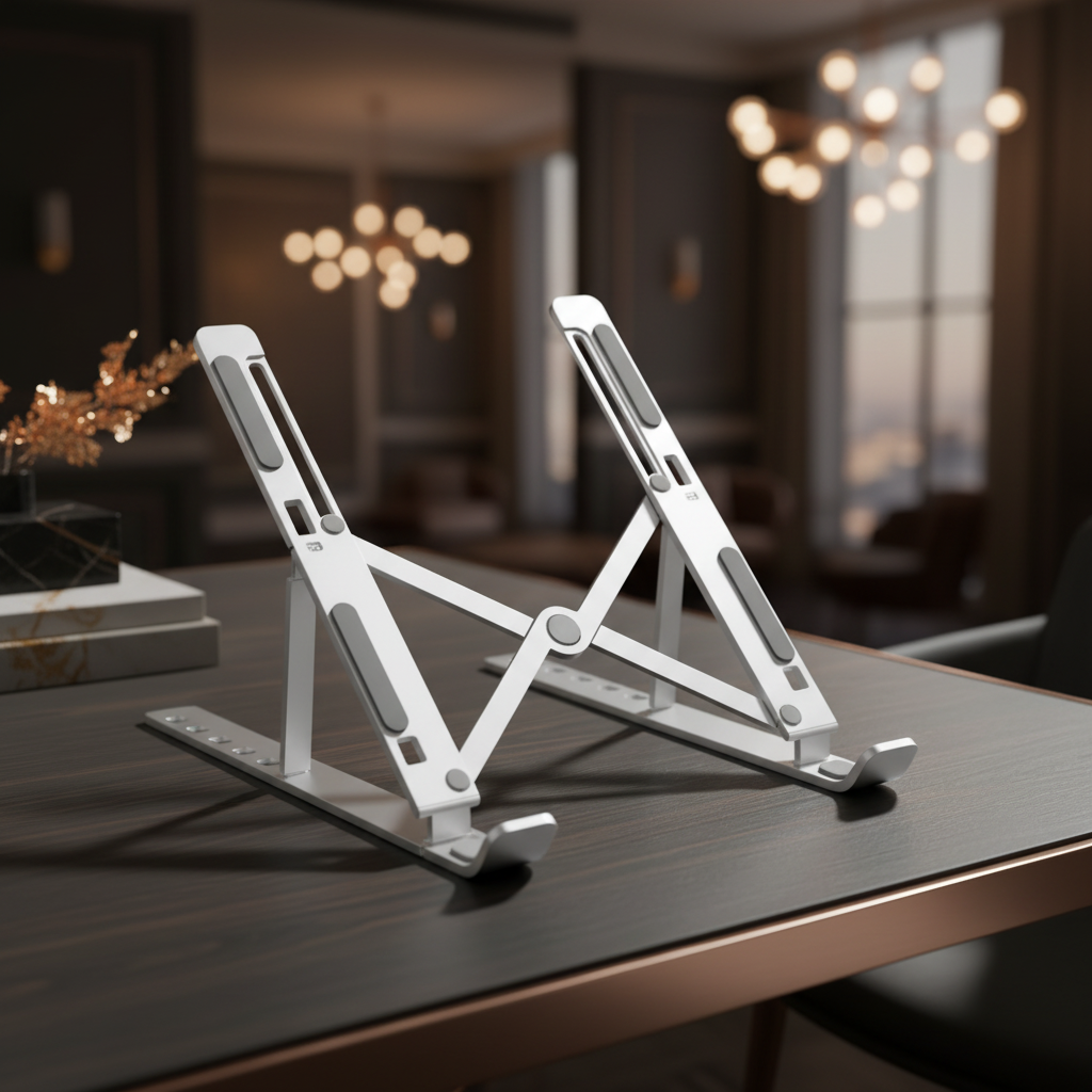 Six-Position Aluminum Laptop Riser