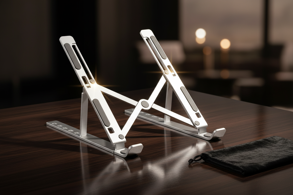Six-Position Aluminum Laptop Riser