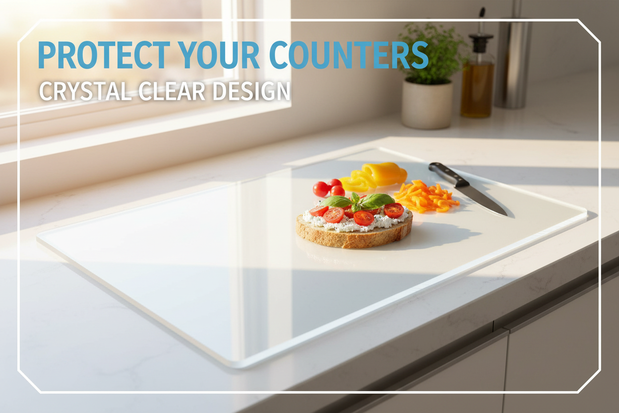 Non-Slip Acrylic Kitchen Chopping Board