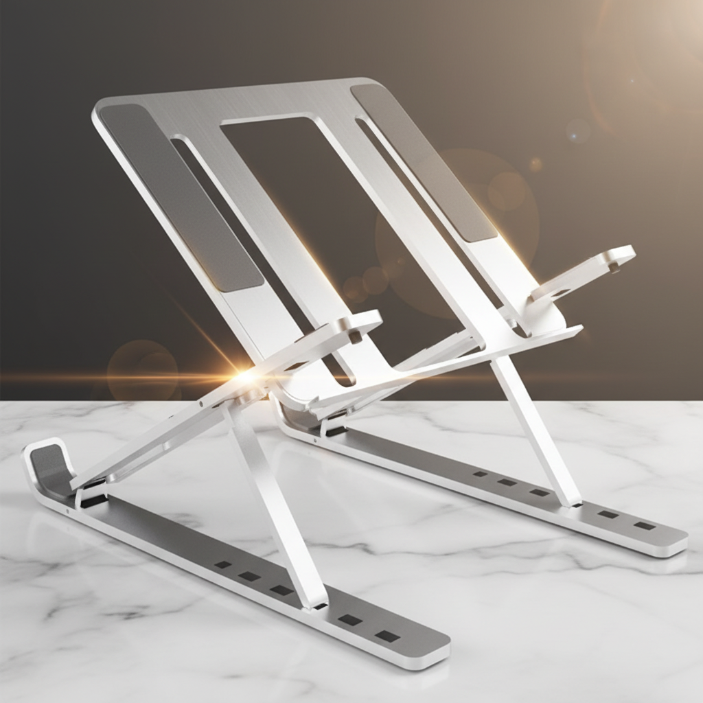 Six-Position Aluminum Laptop Riser