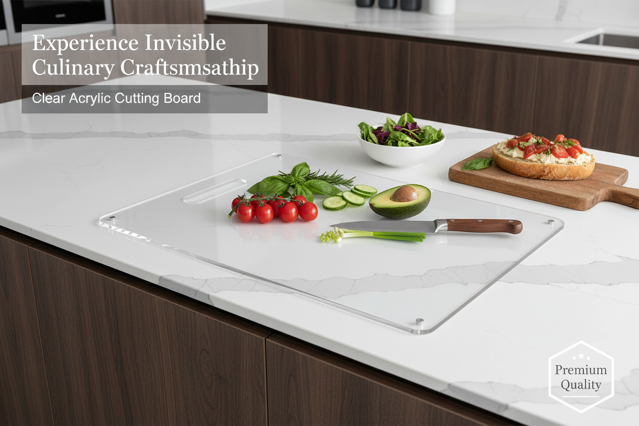 Non-Slip Acrylic Kitchen Chopping Board